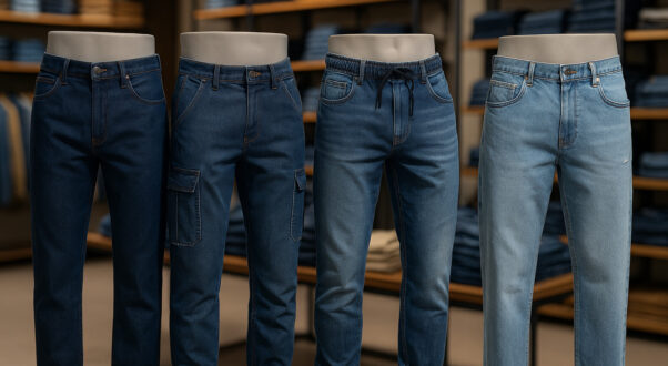 тренди чоловічих джинсів 2025 року